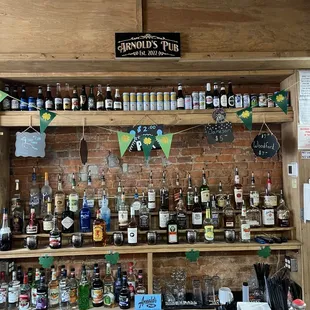 Bar shelves