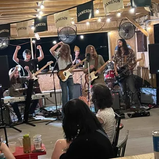 live band during Love the Cov fest