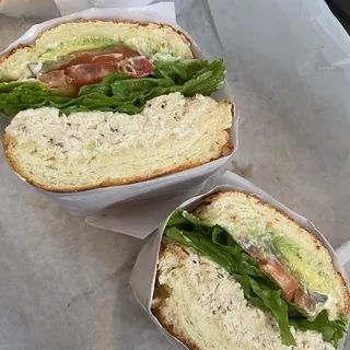 5. Chicken Salad, Avocado, Mayo, Lettuce and Tomato