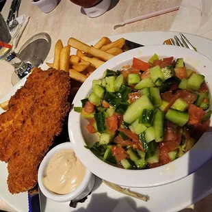 Chicken schnitzel (delicious)