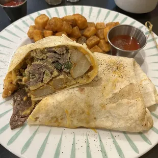 Breakfast Burrito!! Was great !!!