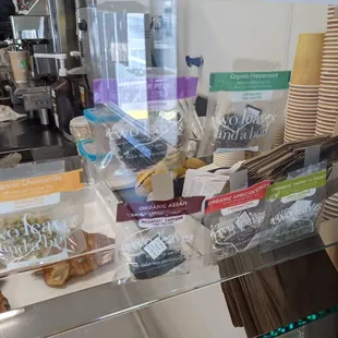 Tea selections
