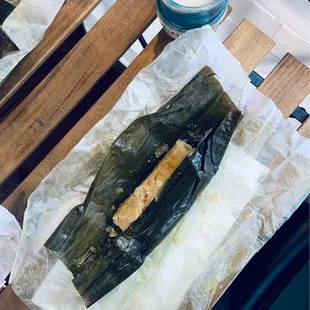Breakfast Fresh Salvadorean Chicken Tamales- soooo good!