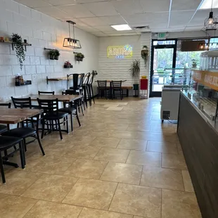 the interior of a coffee shop