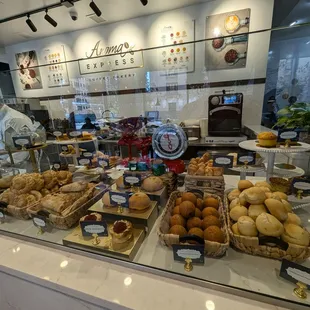 interior, bagels