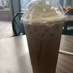 Super iced mocha latte