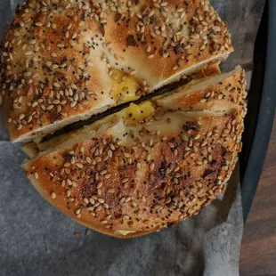 Delicious breakfast sandwiches.