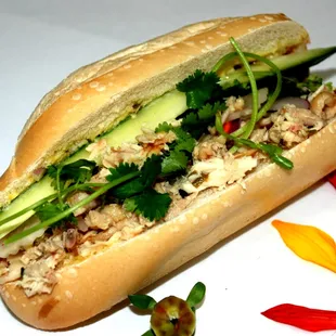 Shredded Chicken Sandwich