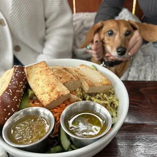 Tofu salad featuring Georgie