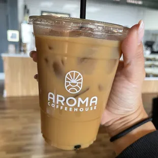 Honey Lavender Latte w/ almond milk