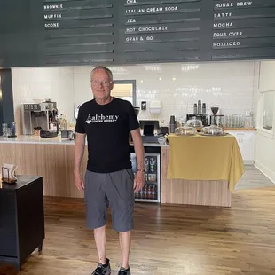 Our roaster Curtis Dunning  Alchemy Coffee Werks  @alchemycoffeewerks.com