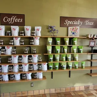 Coffees and Teas!