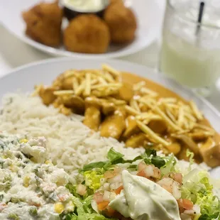 Chicken Croquette Brazilian Lemonade