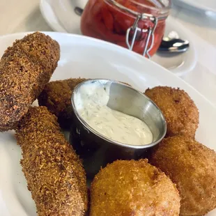 Coxinha e croquete