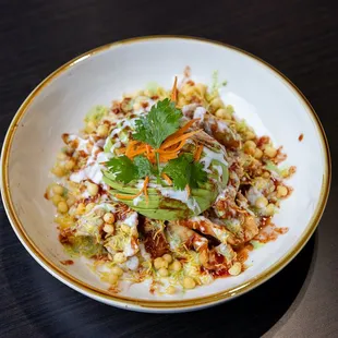 Papdi Avocado Chaat