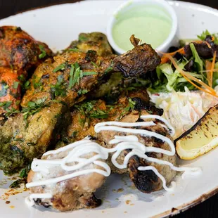 Chicken Kabob Sampler