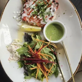 grilled fish, food