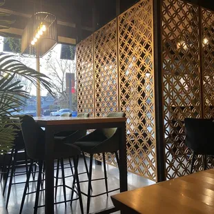 Interior facing the front door