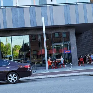 Entrance of Aroma Indian cuisine