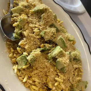 Avocado Aloo Tikki Chaat