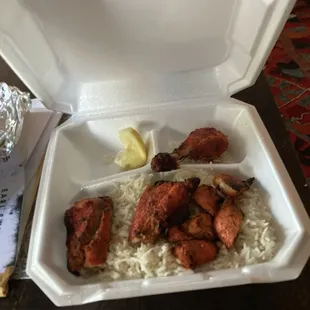 Half a tandoor chicken?