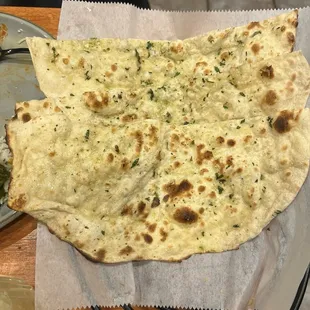 Garlic naan. Oooh!!
