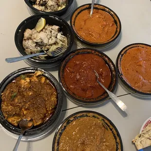 a variety of different dishes