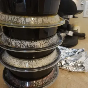 Food delivered in reusable containers