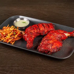 a plate of food