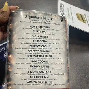 Signature lattes (side 2)