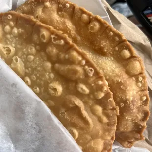 Empanadas-chicken and cheese