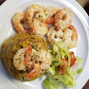 Mofongo camarones