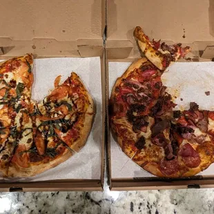 Two Medium Pizzas: $37