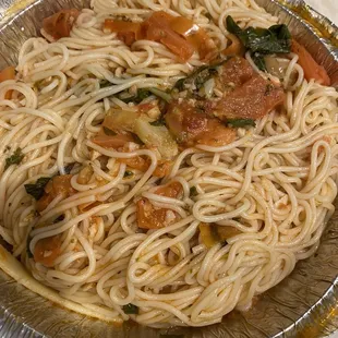 Angel Hair a la Checca