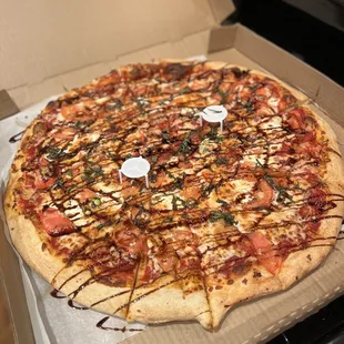 Black Truffle Burrata Pizza