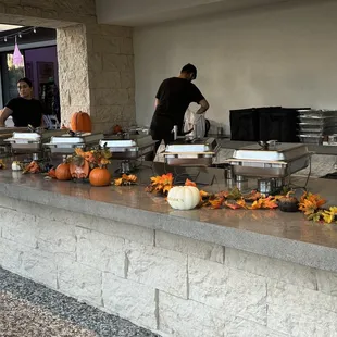 Beautiful setup catering