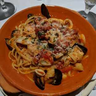 Seafood Pasta Plate