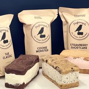 These Nightingale ice cream sandwiches are big enough to share...maybe.