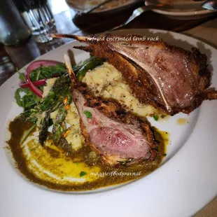 2024 Aug 23: refried juniper encrusted rack of lamb (3 of 5)