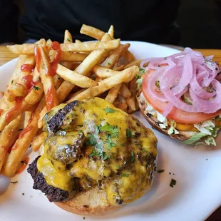 Smashed Cheeseburger