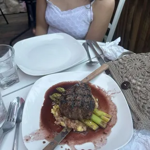 Filet was delicious