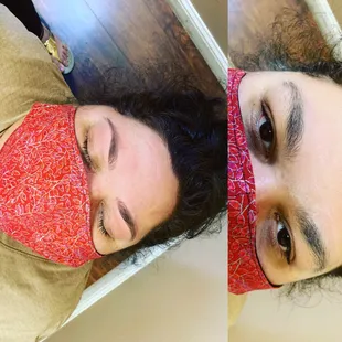 Eyebrow threading