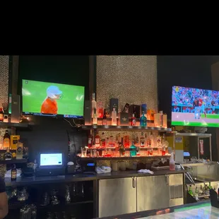 View from the bar......