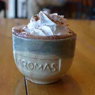 Hot Chocolate:  Homemade recipe:  specialty hot chocolates: try a Buckeye, or Peppermint or some holiday flavors