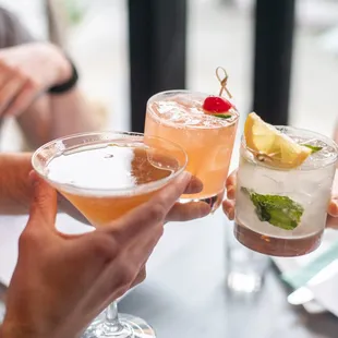 3 signature cocktails