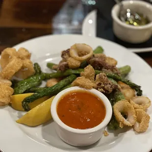 Calamari appetizer