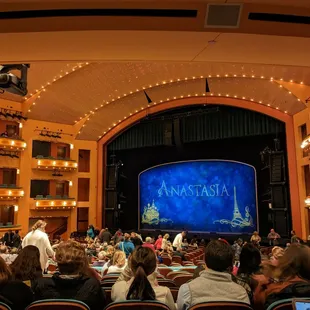 View of the stage from row 300