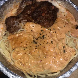 Chicken Parmigiana with Rosatto Sauce