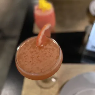 On a whim and rose lassi