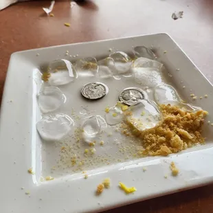 Two Quarters in drink.